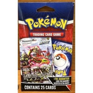 Pokemon Trading Cards Game 25 Cards Mystery Packs 1 Foil Guaranteed New 2024 Hot
